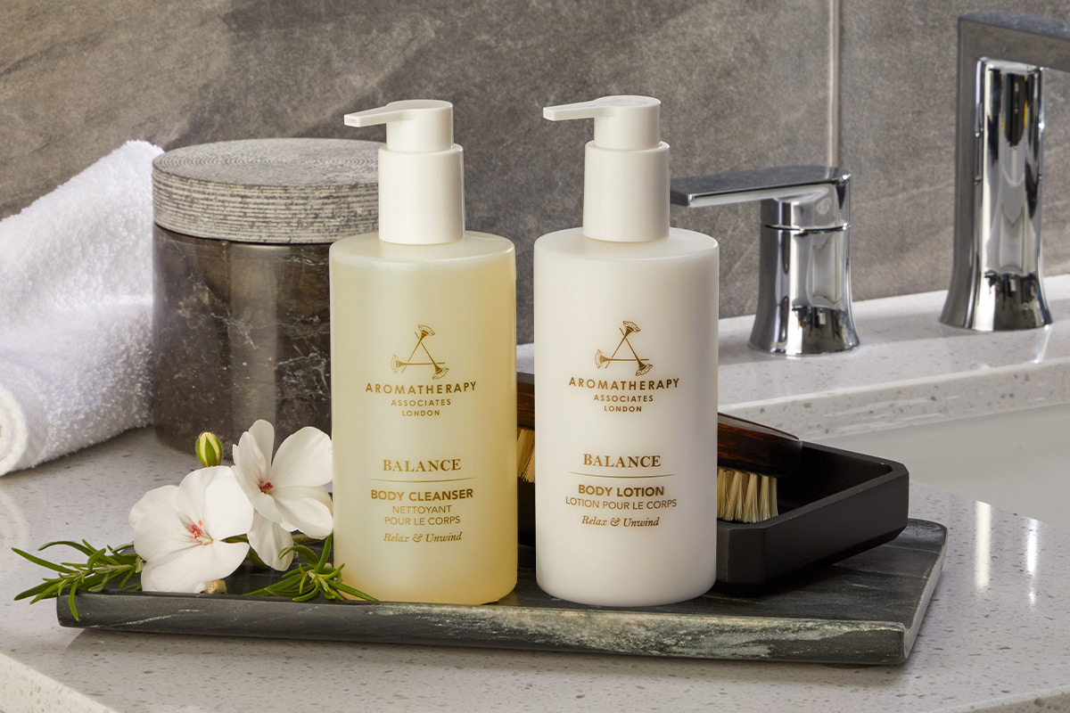 JW Marriott Hotel Bath & Body Refreshes & Uplift Your Senses